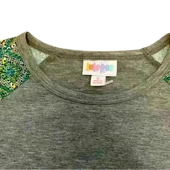 LuLaRoe Randy Raglan Tee; women’s size Small - Picture 3 of 6